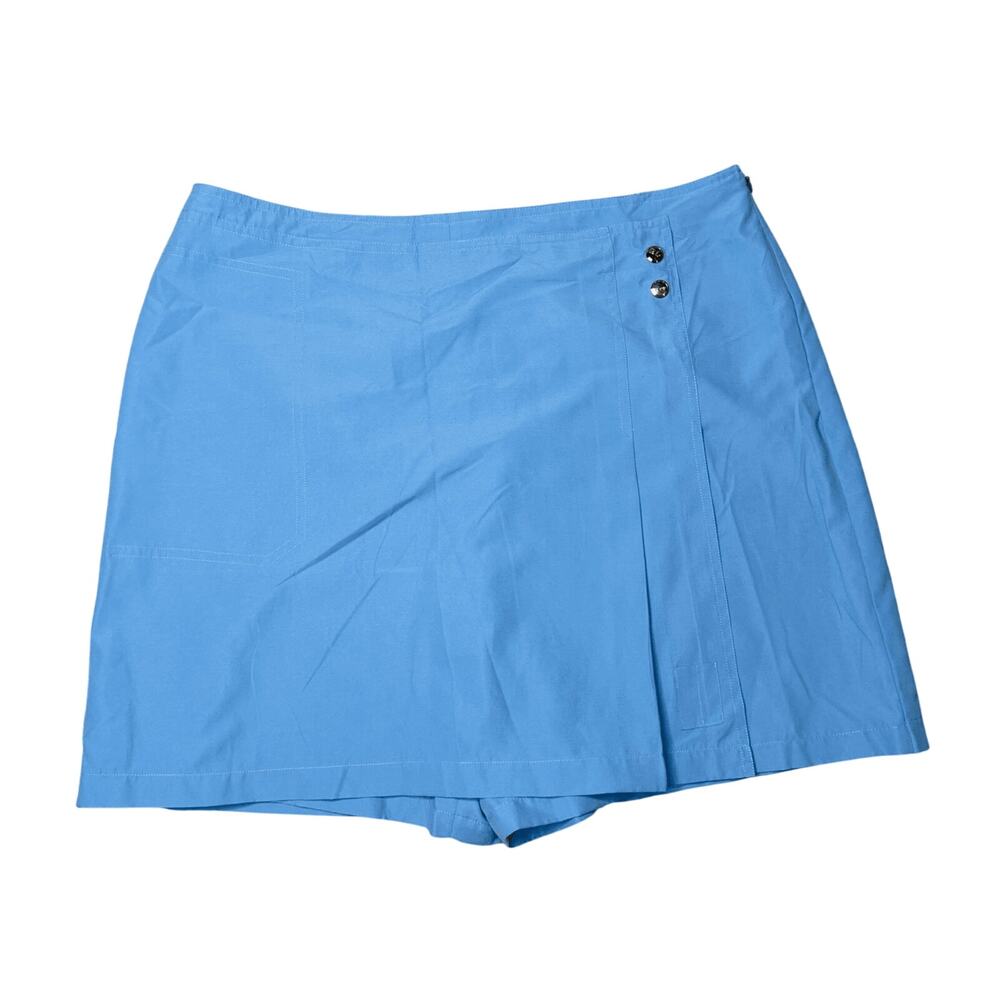 Izod Golf X-Tra Dry Microfiber High Rise Blue Lake Skort 14 Sportswear Pastel